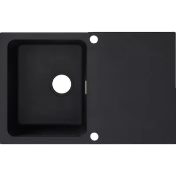 Granitový dřez Jednokomorový dřez Franke ORION, černý kámen