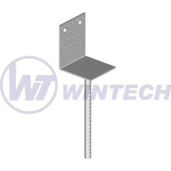 Tesařské kování Patka kotevní do betonu 14-03/100x100, M16, 1 ks TFBAA10100B1