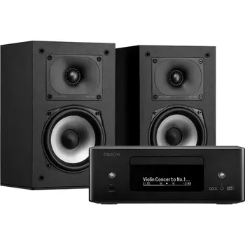 Audio Stereo set: Denon RCD-N12 DAB + Polk MXT15, DENON Černá
