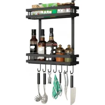 Závěsný kuchyňský organizér / police na lednici