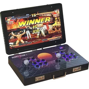 Konferenční stolek Herní konzole Reset Club Arcade 50 x 30 x 7,5 cm RESET.GSUITCASE.BLK.001 černá 99X