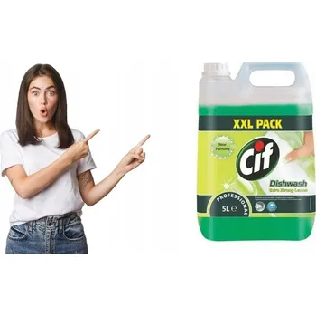 Prostředek na mytí nádobí CIF Dishwash 5l citron