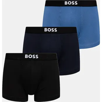 Boxerky BOSS Trunk 3P Micro ONE 3-pack 50555054 černá 99B, vel. S