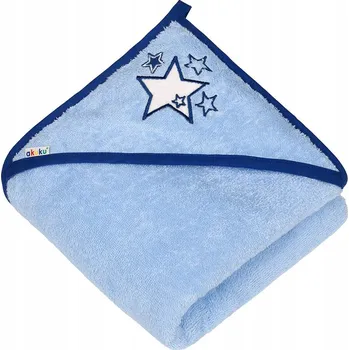 Prostěradlo Deka s kapucí Akuku 100 x 100 cm modrá