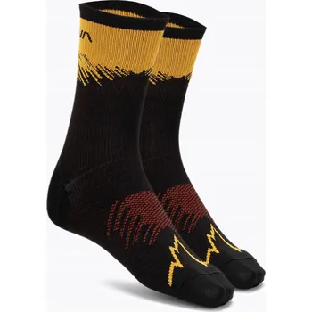 Pánské ponožky Běžecké Ponožky La Sportiva Sky černo-žluté velikosti S