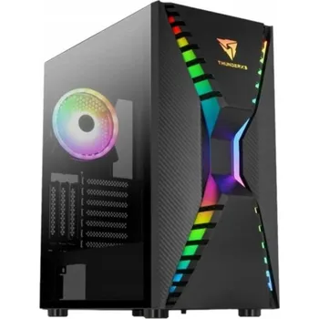 PC skříň Počítačová Skříň pro počítač Aerocool Cronus ARGB Midi Tower ATX Okno Černá