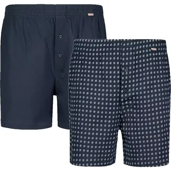 Velké volné pánské boxerky Adamo 129600-360 2 pak tmavě modré (4XL)