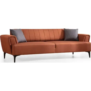 Pohovka Třímístná rozkládací pohovka Hamlet 230 cm cihlově oranžová