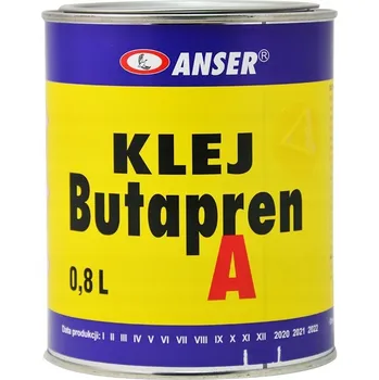 Průmyslové lepidlo Butapren A lepidlo na kůži, obuv, gumu, plst Anser 0,8 l