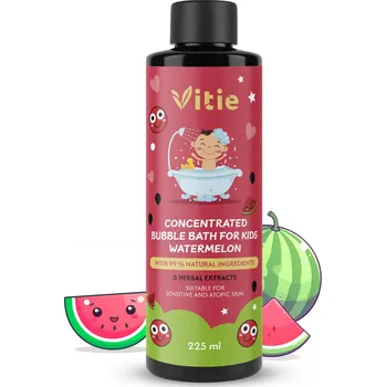 Koupelová pěna Přírodní dětská pěna do koupele Meloun, 225 ml, Vitie