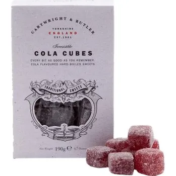 Bonbon Cartwright & Butler Cola Cubes Bonbony s příchutí Coly, 190 g