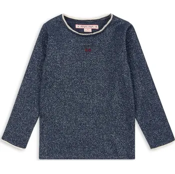 Dívčí tričko Dětské tričko s dlouhým rukávem Konges Sløjd ROLI BLOUSE KS103967.9BYA námořnická modř 59X, vel. 86