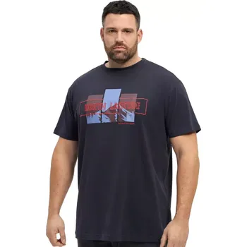 Velké pánské tričko s potiskem, krátký rukáv, North Latitude 53112-0581 tmavě modré (8XL)