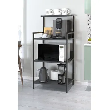 Knihovna Kuchyňský regál ISKA - antracit