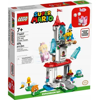 Stavebnice LEGO LEGO Super Mario 71407 Cat Peach a ledová věž – rozšiřující sada