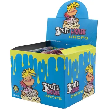 Bonbon Brain licker drops - kyselé kapky s barvícím efektem 25 ml