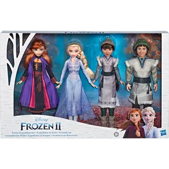 Panenka Hasbro Hasbro Frozen 2 set 4 panenek Expedice divočinou