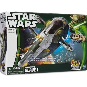 Figurka Hasbro Star Wars - vesmírná vozidla Jango Fett Slave I