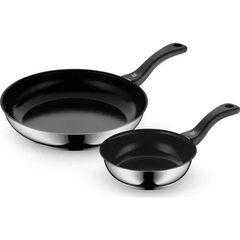 Nerezové pánve v sadě 2 ks s keramickým povrchem ø 28 cm Devil – WMF ID_1825410