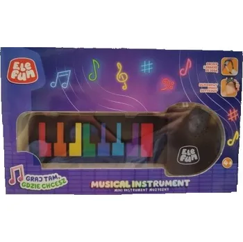 Hudební nástroj pro děti MINIATURNÍ HUDEBNÍ NÁSTROJE - PŘÍVĚSEK NA KLÍČE HRAČKA PA3474