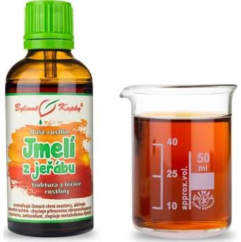 Doplněk stravy Bylinné kapky s.r.o. Jmelí z jeřábu tinktura 50 ml | Bylinné kapky