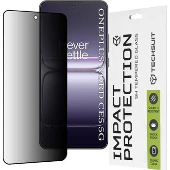 Ochranné sklo Techsuit 111D Privacy Full Glue pro OnePlus Nord CE5 černé