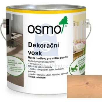 Olej na dřevo Vosk dekorační transparentní BUK pařený 3102, OSMO 125 ml, balení 1 ks