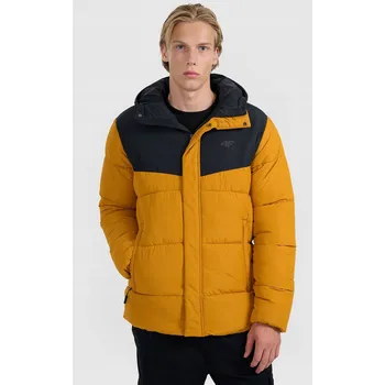 Pánská péřová bunda se syntetickou výplní - žlutá