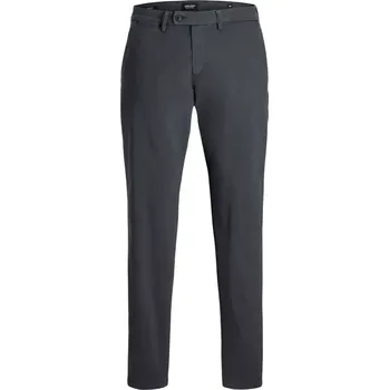 Oblečení a móda Velké pánské chinos kalhoty Jack & Jones 12287164 tmavě šedé (48S)