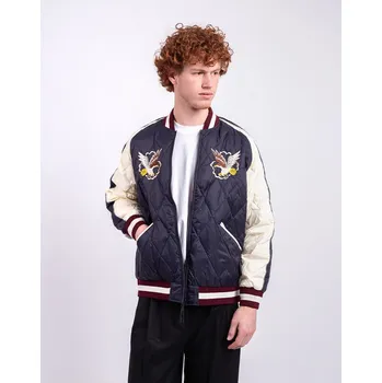 Pánská větrovka Taion Reversible "Skajan" Down Jacket D.NAVY/OFF×BK/MOCHA L