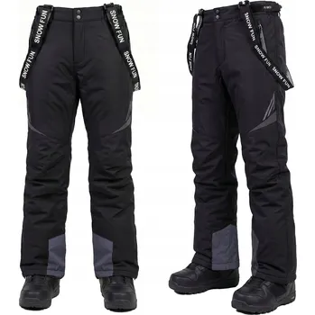 SNOW FUN PÁNSKÉ LYŽAŘSKÉ/SNOWBOARDOVÉ KALHOTY S MEMBRÁNA NA SÁNĚ 10.000 XL
