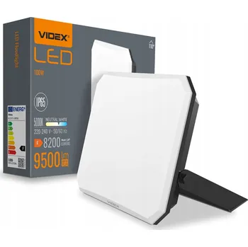 LED reflektor Videx černý 100 W 9500 lm 5000 K IP65