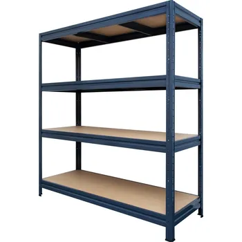 Dílenský regál Kovona regál série HEAVY RACK 177x200x60 - lakovaný černý