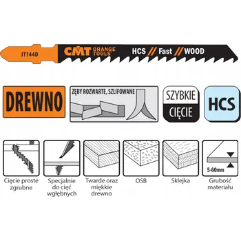 Pilový plátek CMT Pilový List na dřevo JT144D