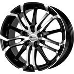 BROCK Alu Kola Brock B26 7.5x17 4x98 ET30 Schwarz Glanz Voll-Poliert (SGVP) 58.1