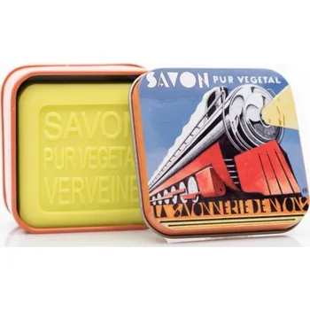 Mýdlo Marseillské mýdlo La Savonnerie de Nyons VERBENA vintage BOX vlak 100g