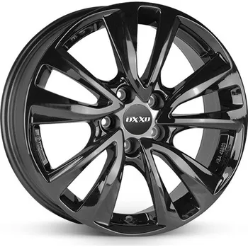 Alu kolo OXXO Alu Kola Oxxo Oberon 5 Black (Ox08) 7X16 5X108 ET44 Black 65,1