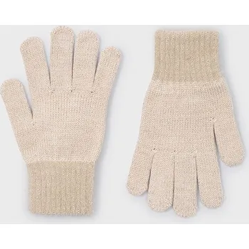 Rukavice Rukavice prstové pletené s chloupkem béžové MINI Mayoral velikost: 104