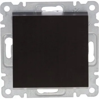 vypínač Vypínač jednoduchý spínací Klasický, Spínací (monostabilní) Hager černý WL0113