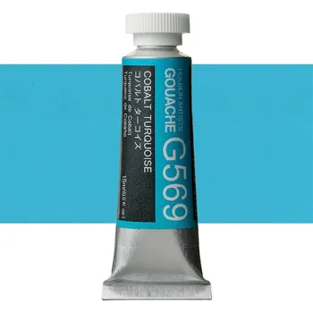 Vodová barva Kvašová barva Holbein 15ml - Cobalt Turquoise