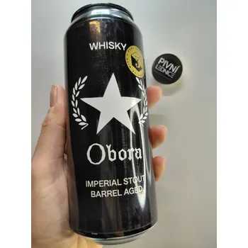 Pivo Obora Imperial Stout Whiskey BA 31°/11,2% 0,5l
