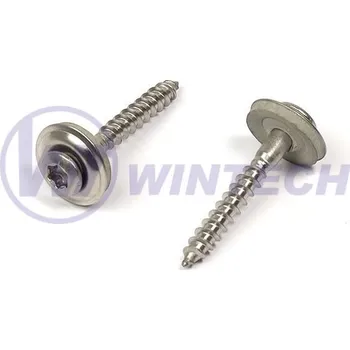 Šroub Klemp.šroub + EPDM, Torx 4,5 x 80 A2 Balení: 200 ks SIBAK45080AA7K