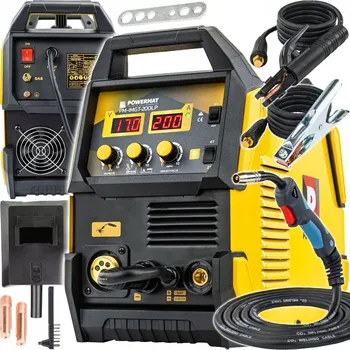 Svářečka Svářečka MIG/MAG, MMA, TIG Powermat 15-200 A 230 V