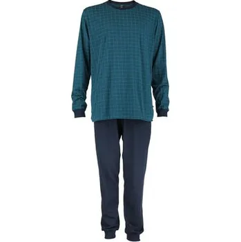 Pánské pyžamo Pleas Pánské pyžamo dlouhé oceán 2XL (183745-899-056)