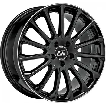 Alu kolo MSW (OZ) Alu Kola Msw (Oz) M30 7.5x19 5x112 ET32 Gloss Black+Diamond Lip 73