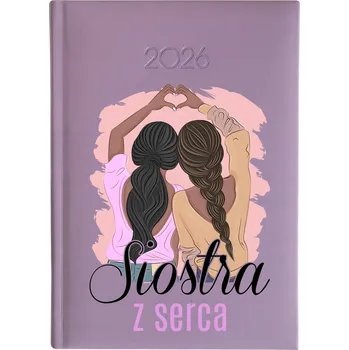 Kalendář Knižní kalendář 2026 A5 FunnyCase fialový