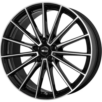 Alu kolo BROCK Alu kola BROCK B43 10.5x21 5x112 ET44 Schwarz Glanz Voll-Poliert (SGVP) 66.6