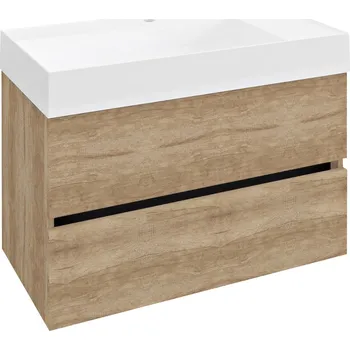 Sapho ODETTA umyvadlová skříňka 82x50x43,5cm, dub alabama