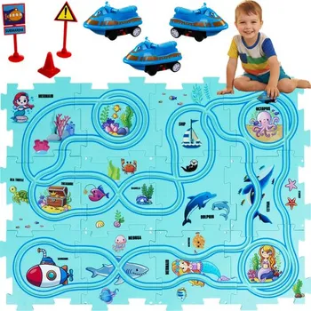 Kruzzel Vzdělávací puzzle - dráha 24851