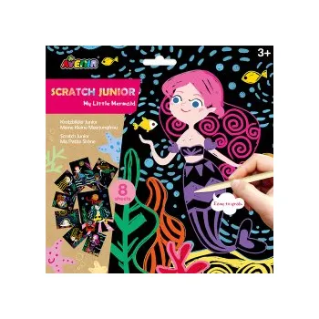 Kalendář Škrabací obrázky 8ks Mořské víly